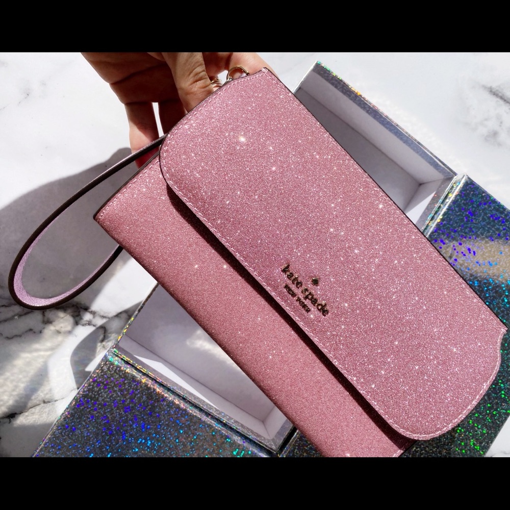 NewInBox-Kate Spade Glitter Wristlet - Picture 7 of 7